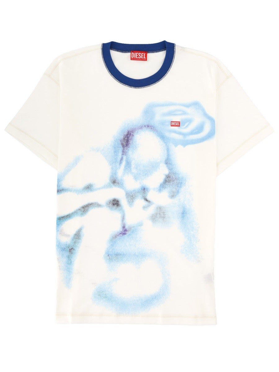 Diesel - Man - White - T-shirt