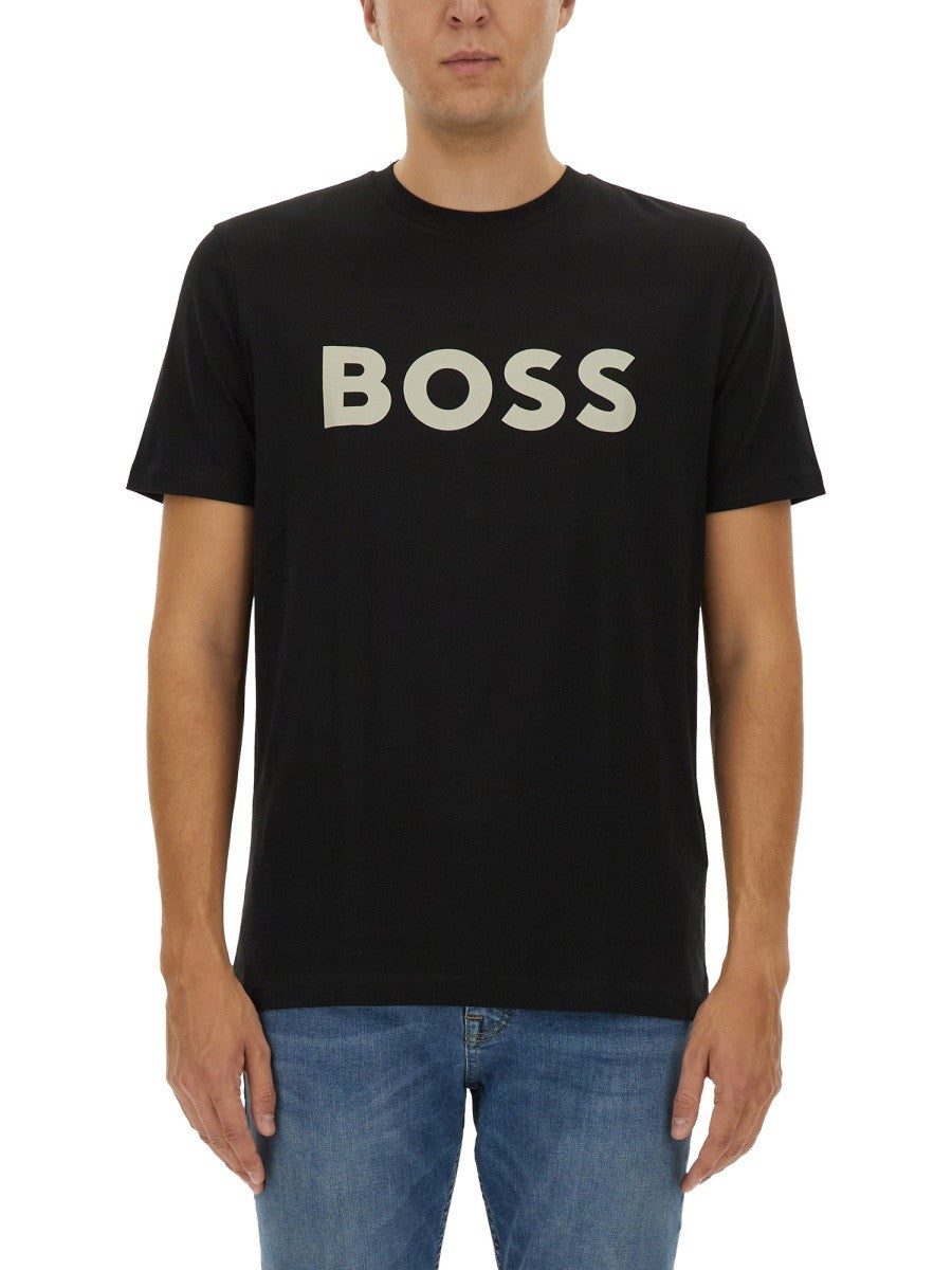 Boss - Man - Black - T-shirt