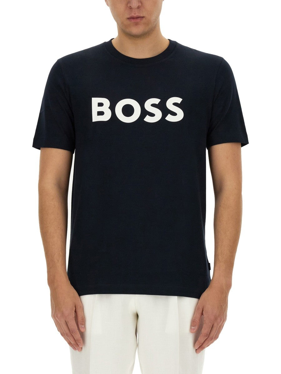 Boss - Man - Blue - T-shirt