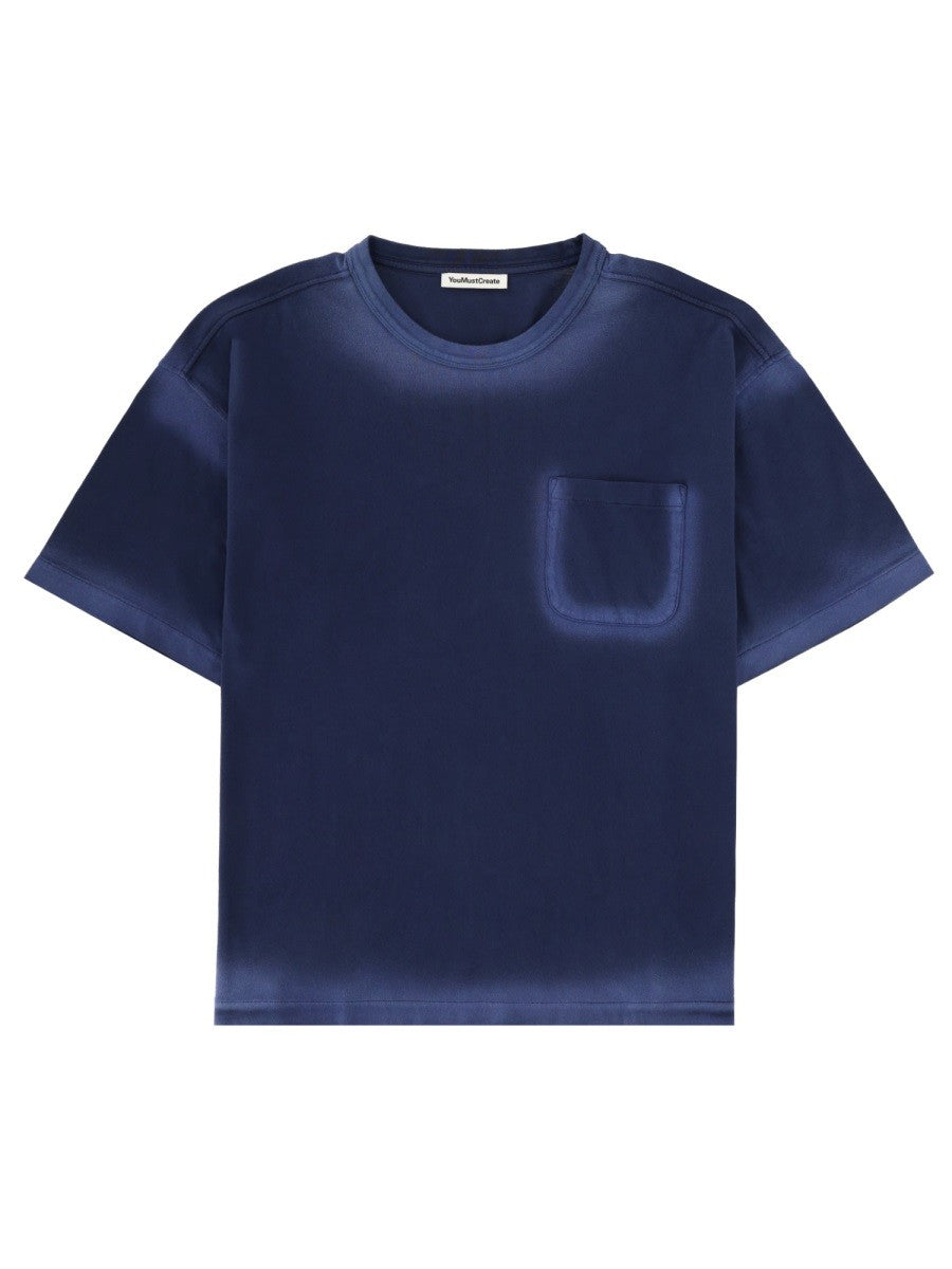 YMC - Man - Blue - T-shirt