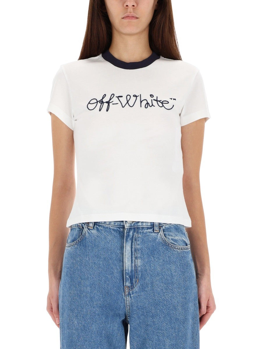 Off-white - Woman - White - T-shirt