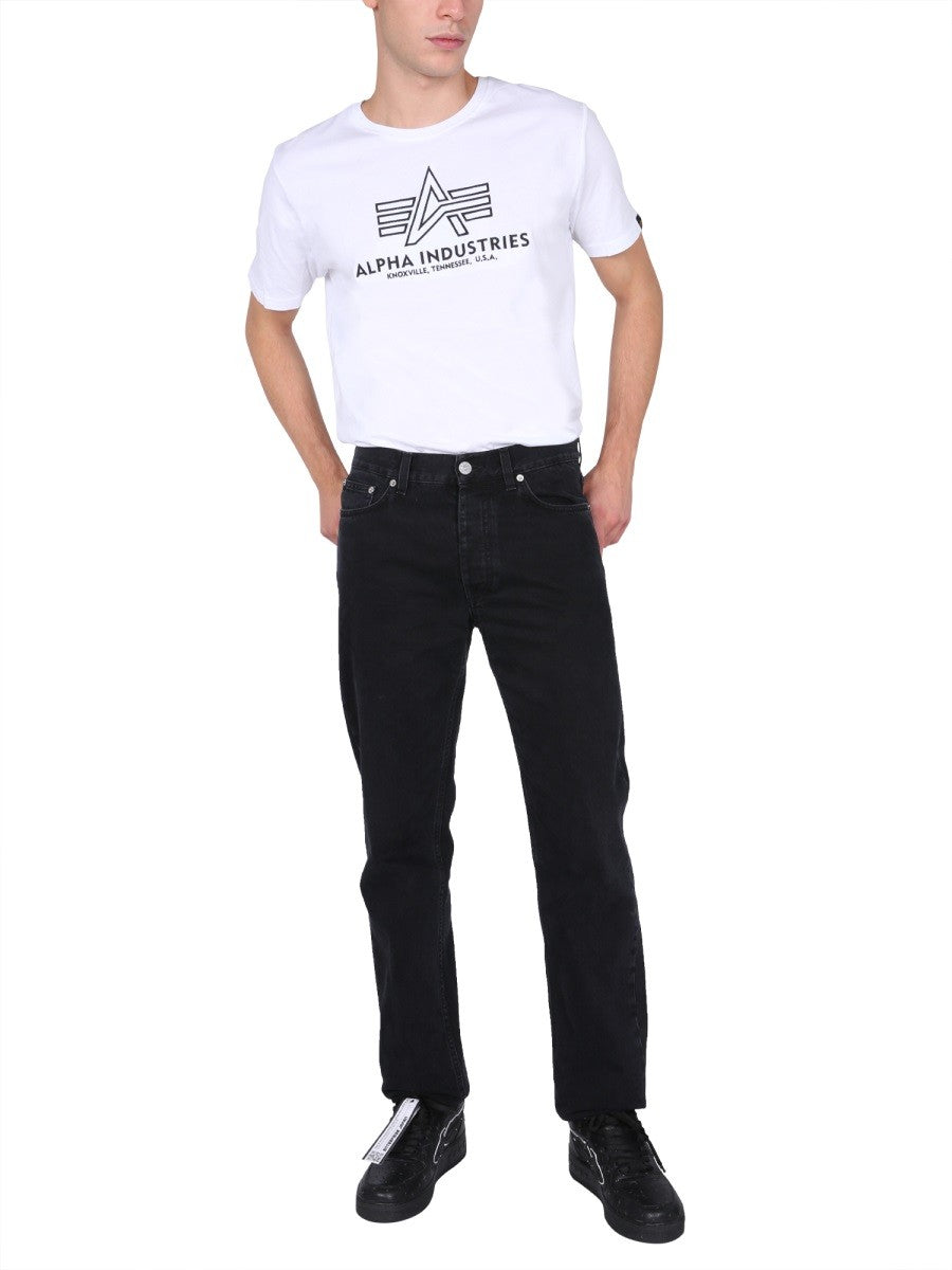 ALPHA INDUSTRIES - Man - White - T-shirt