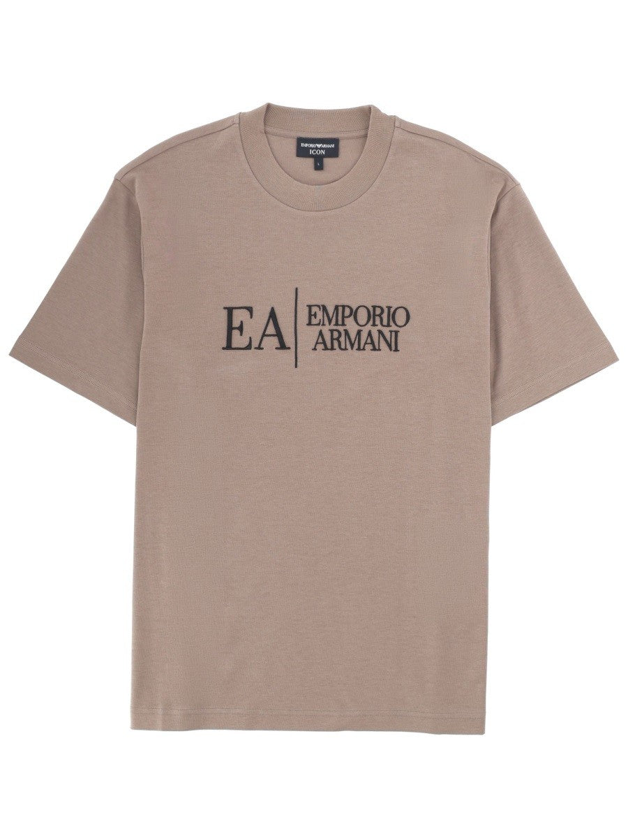 Emporio Armani - Man - Brown - T-shirt