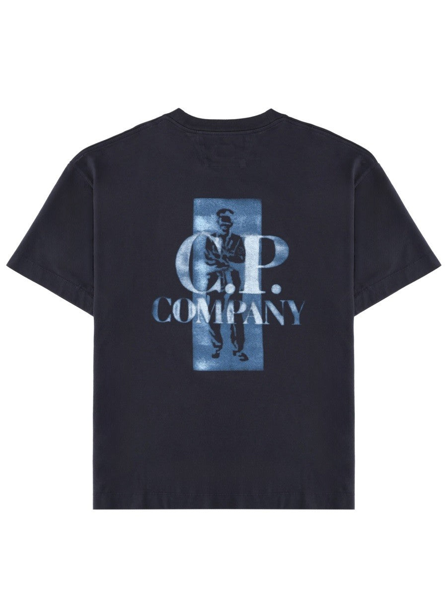 C.P. COMPANY - Man - Blue - T-shirt