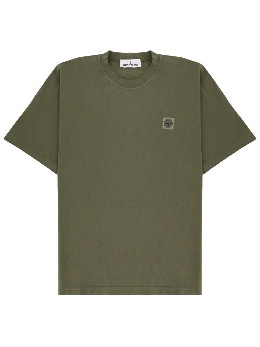 Stone Island - Man - Green - T-shirt