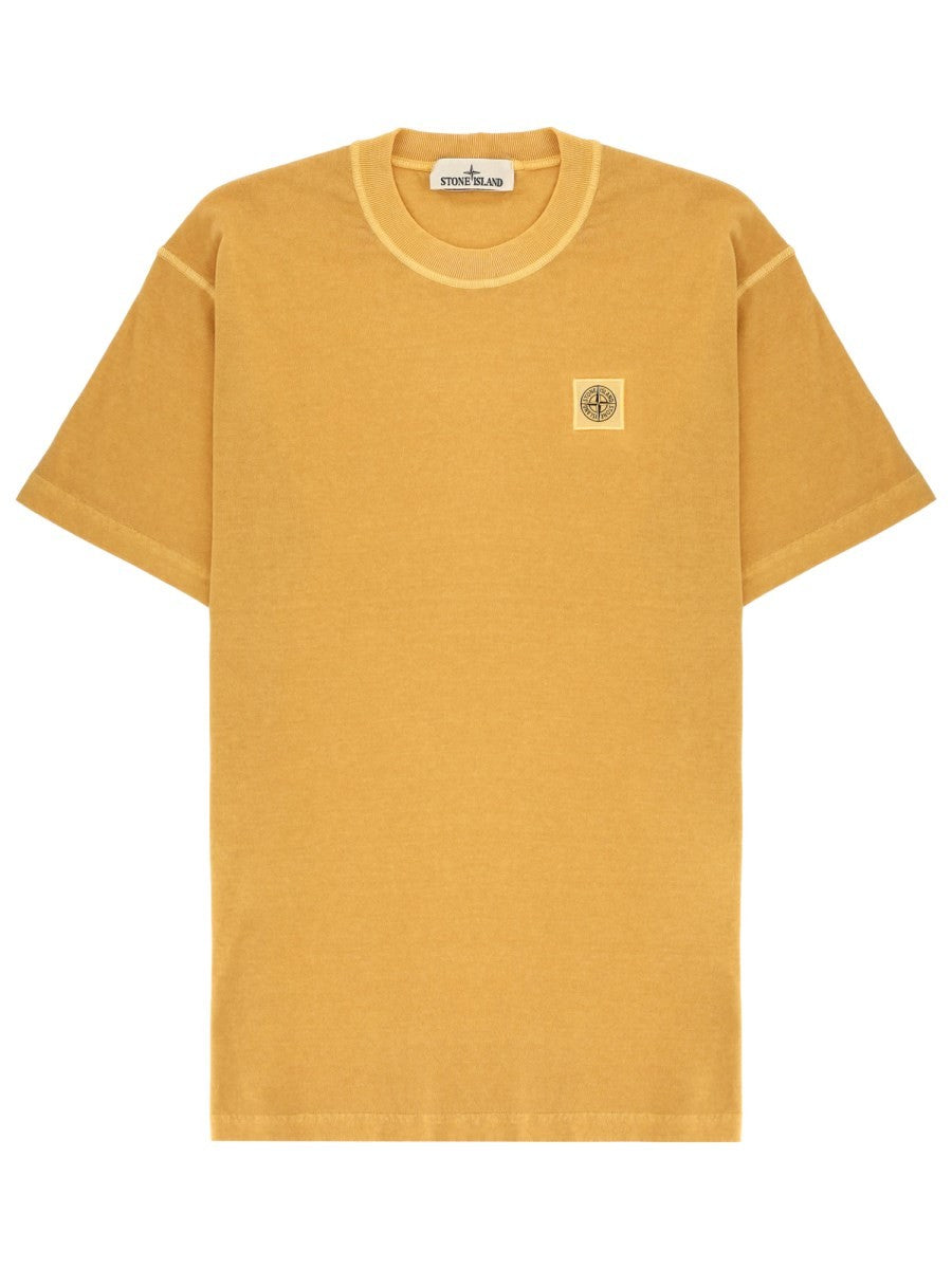 Stone Island - Man - Yellow - T-shirt