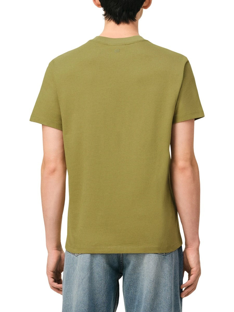 AMI PARIS - Man - Green - T-shirt