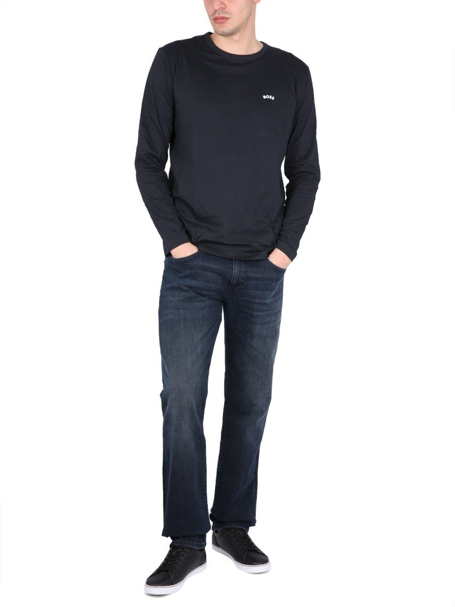 Boss - Man - Blue - T-shirt