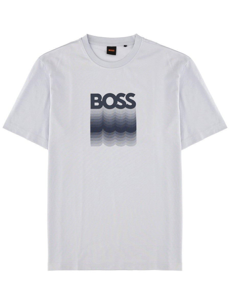 Boss - Man - Grey - T-shirt