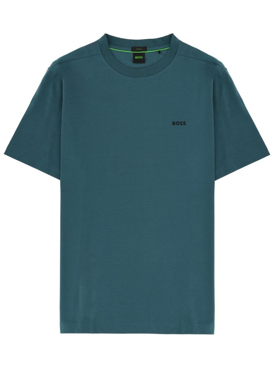 Boss - Man - Green - T-shirt