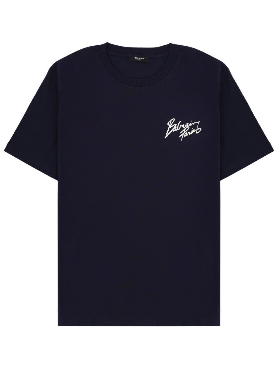 Balmain - Man - Blue - T-shirt