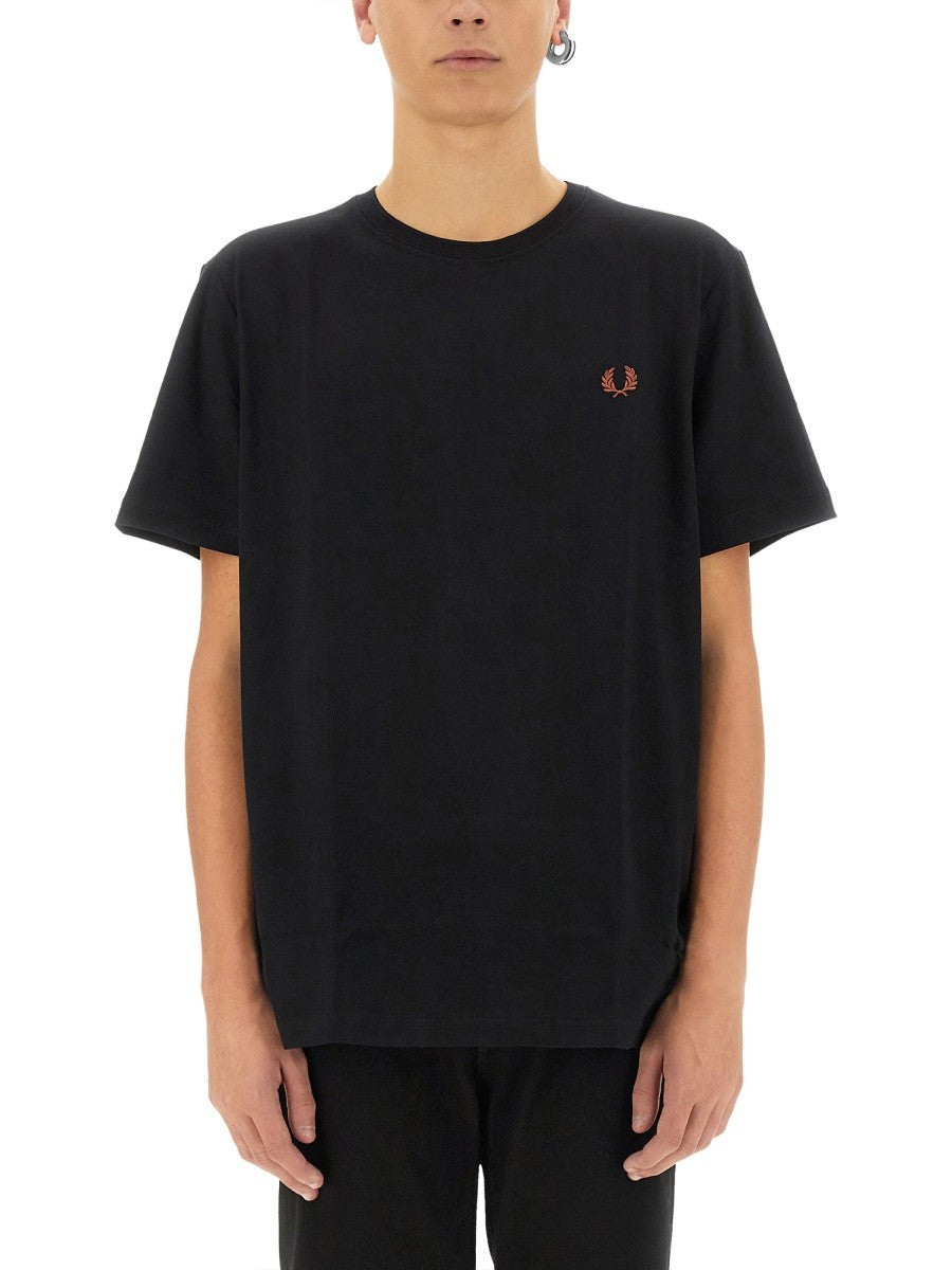 FRED PERRY - Man - Black - T-shirt