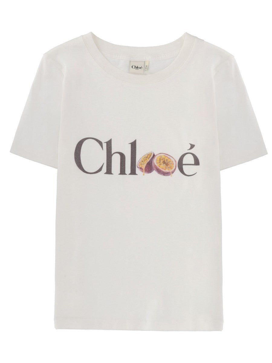 CHLOÉ - Woman - White - T-shirt