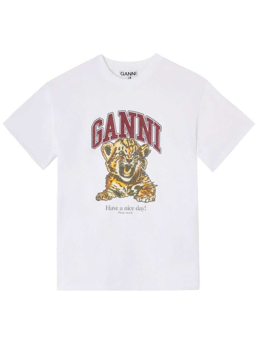 GANNI - Woman - White - T-shirt
