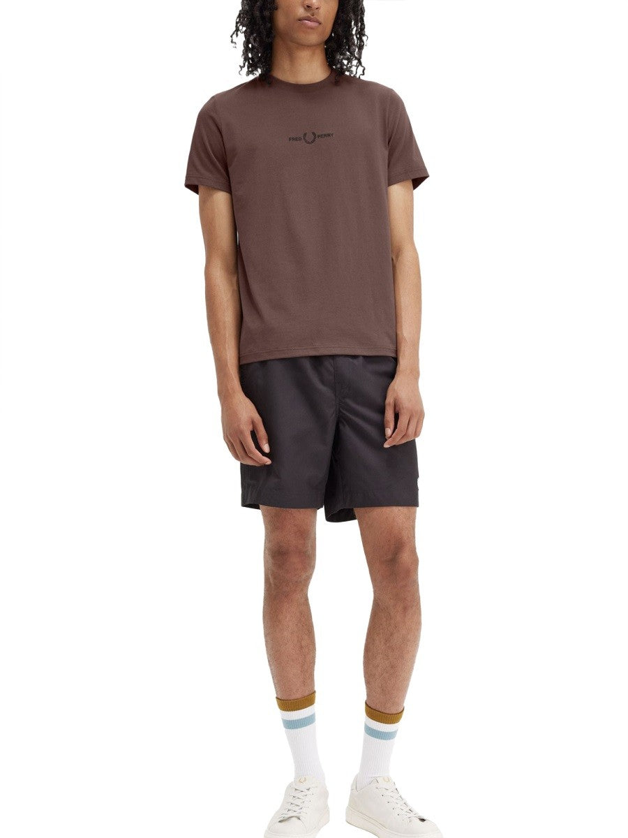 FRED PERRY - Man - Brown - T-shirt