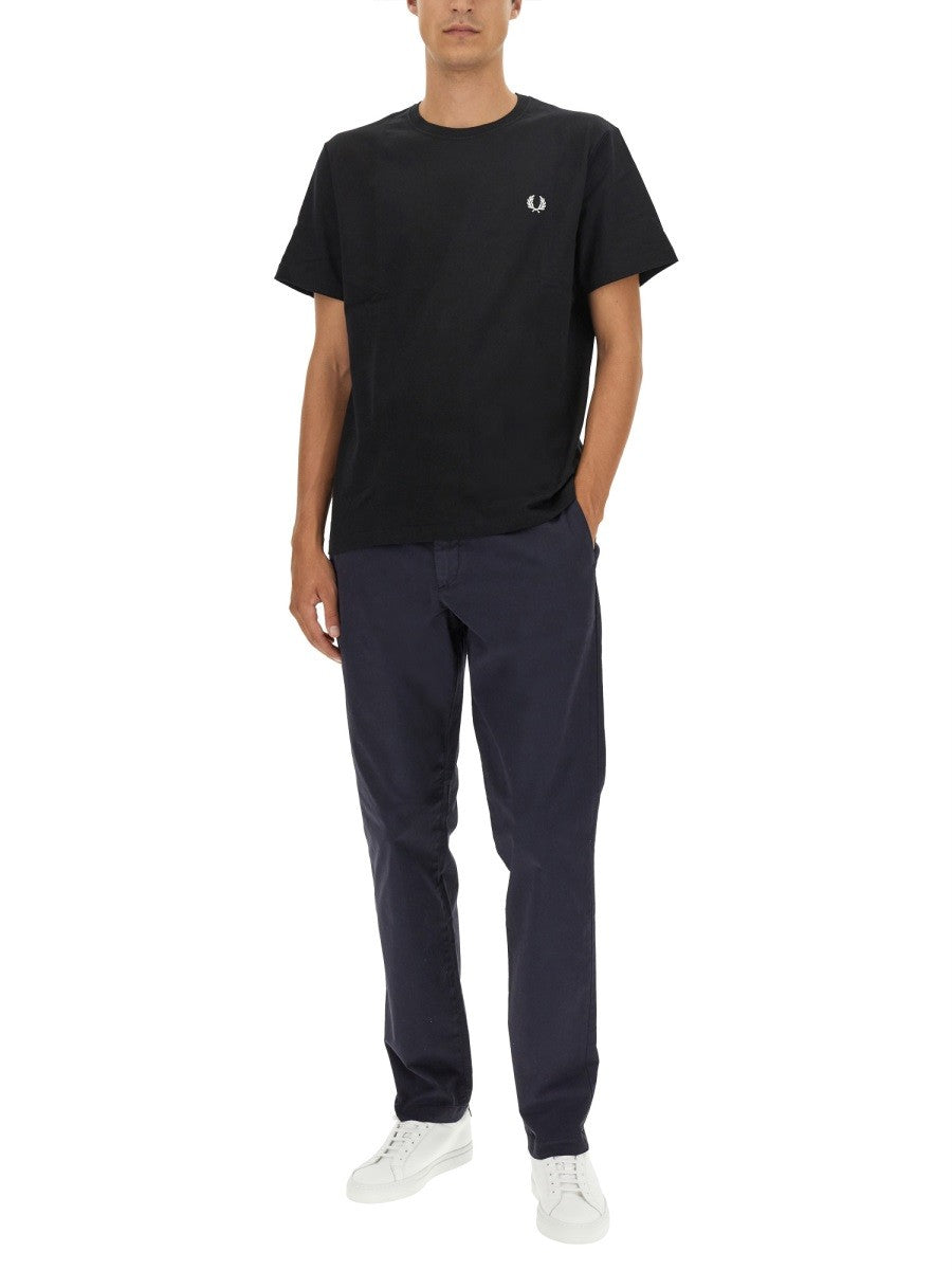 FRED PERRY - Man - Black - T-shirt
