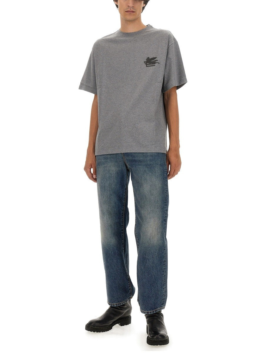 Etro - Man - Grey - T-shirt