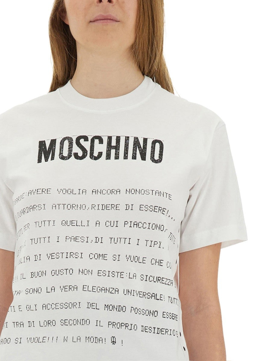 Moschino - Woman - White - T-shirt