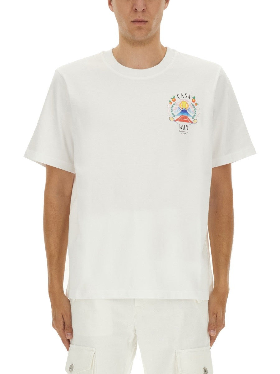 CASABLANCA - Man - White - T-shirt