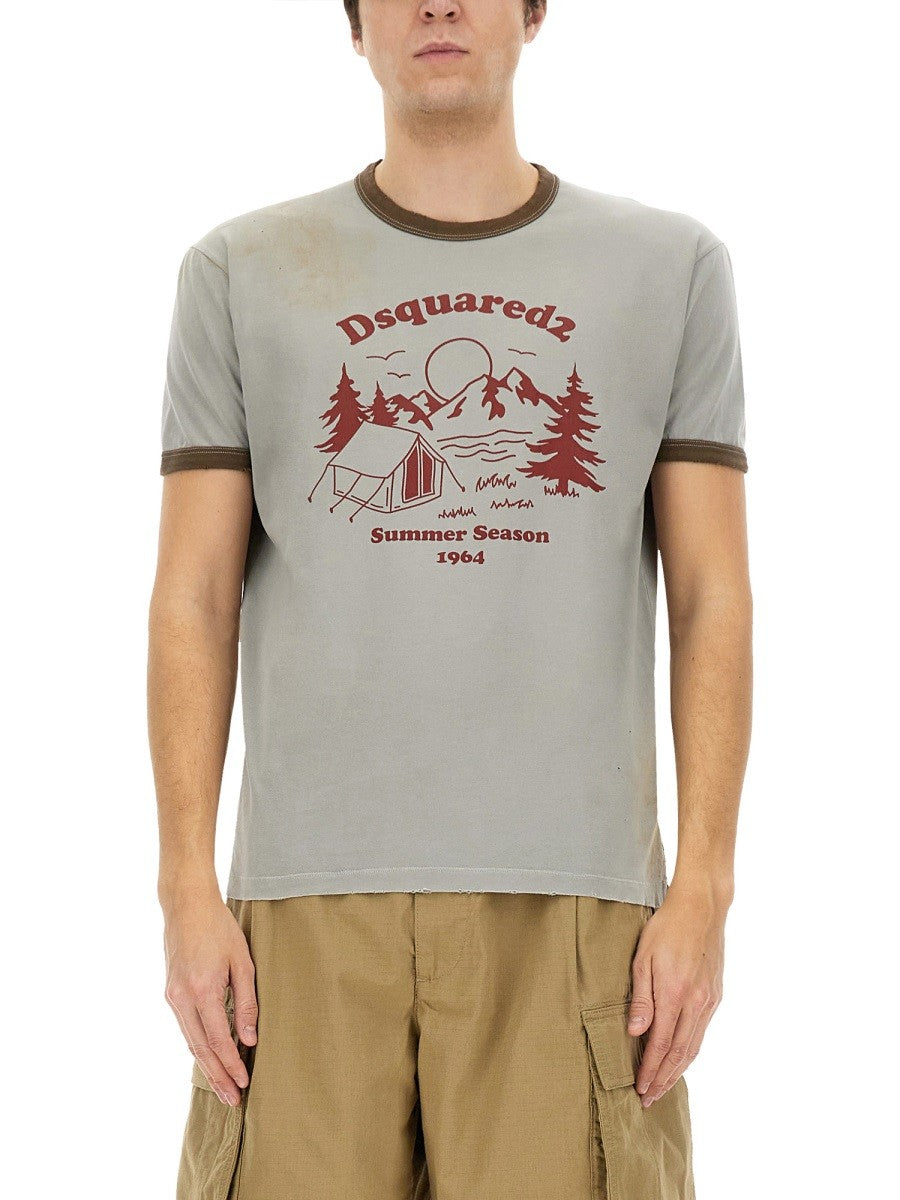 Dsquared - Man - Grey - T-shirt