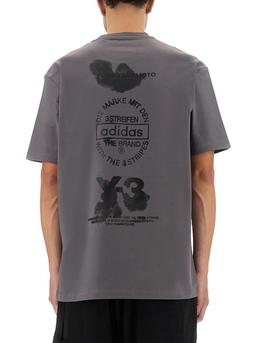 Y - 3 - Man - Grey - T-shirt