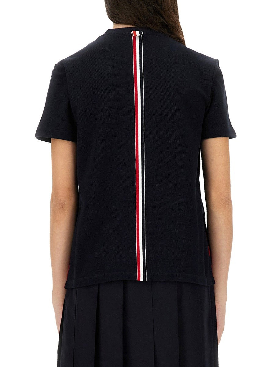 THOM BROWNE - Woman - Blue - T-shirt