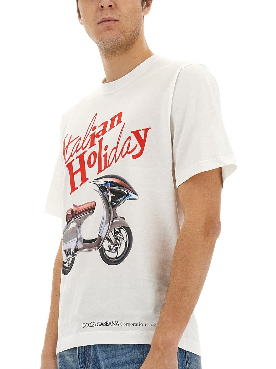 Dolce & Gabbana - Man - White - T-shirt