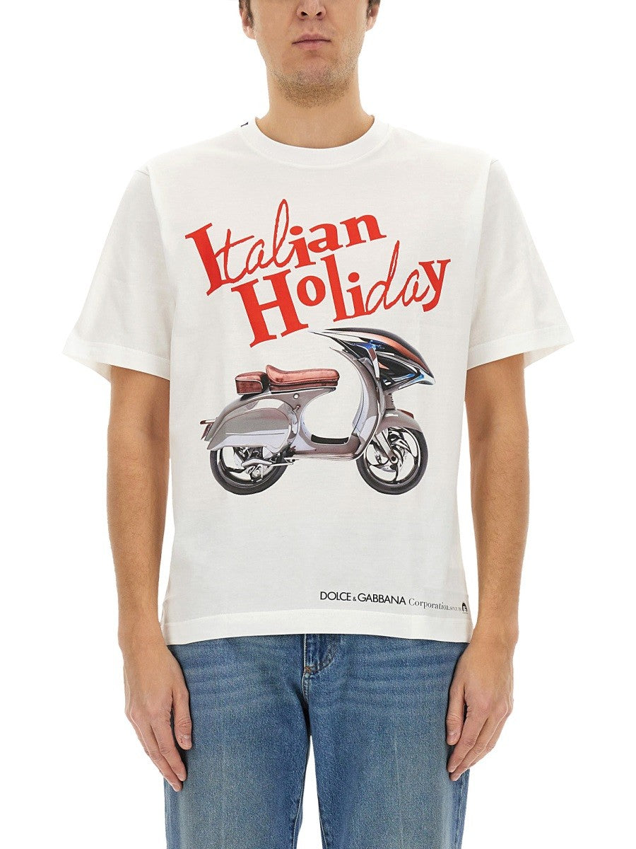 Dolce & Gabbana - Man - White - T-shirt