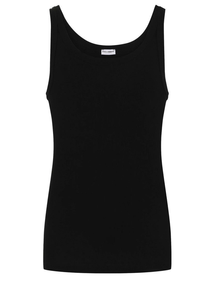 Dolce & Gabbana - Man - Black - Undershirt