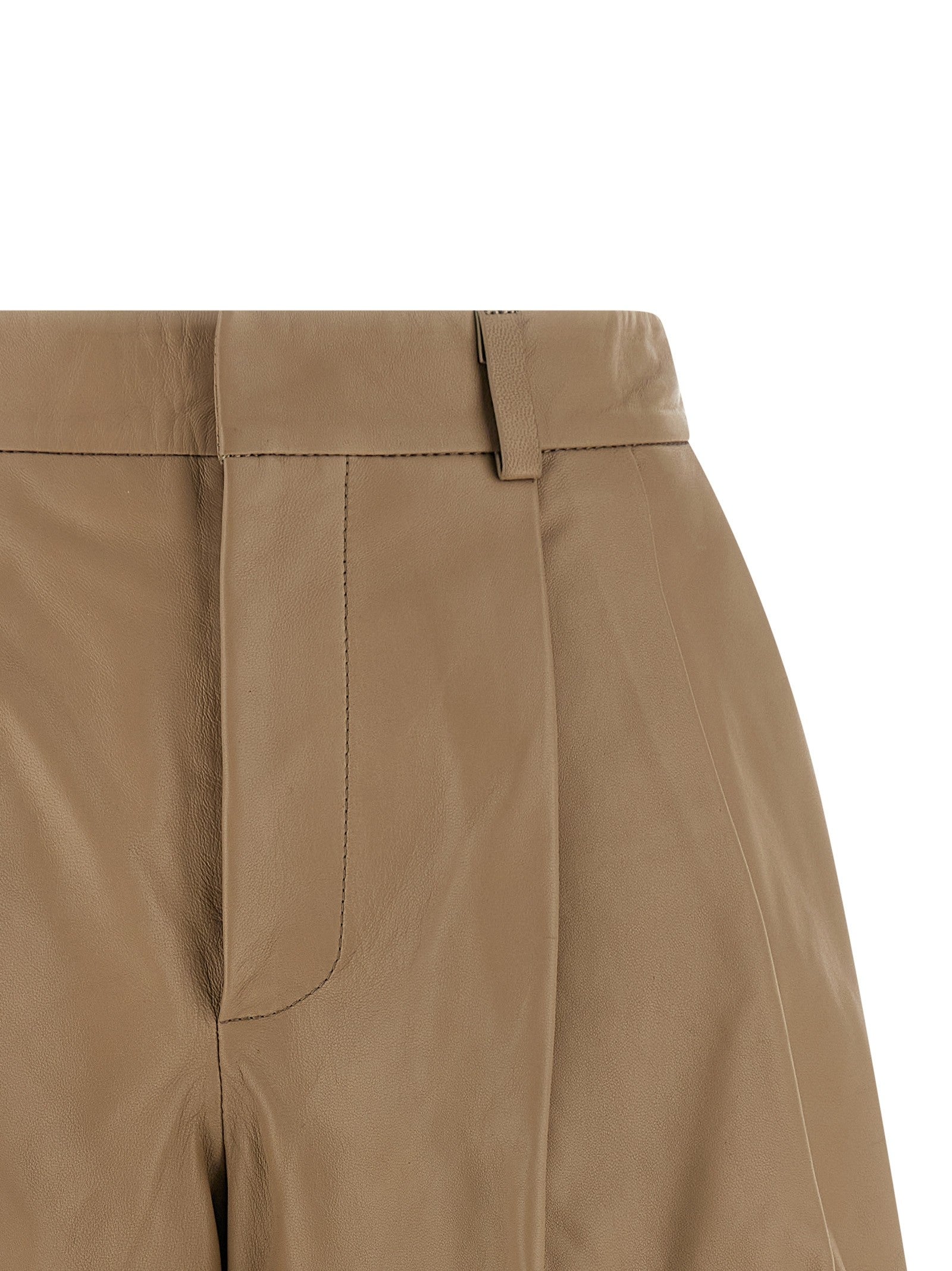 YVES SALOMON - nan - Beige - Shorts