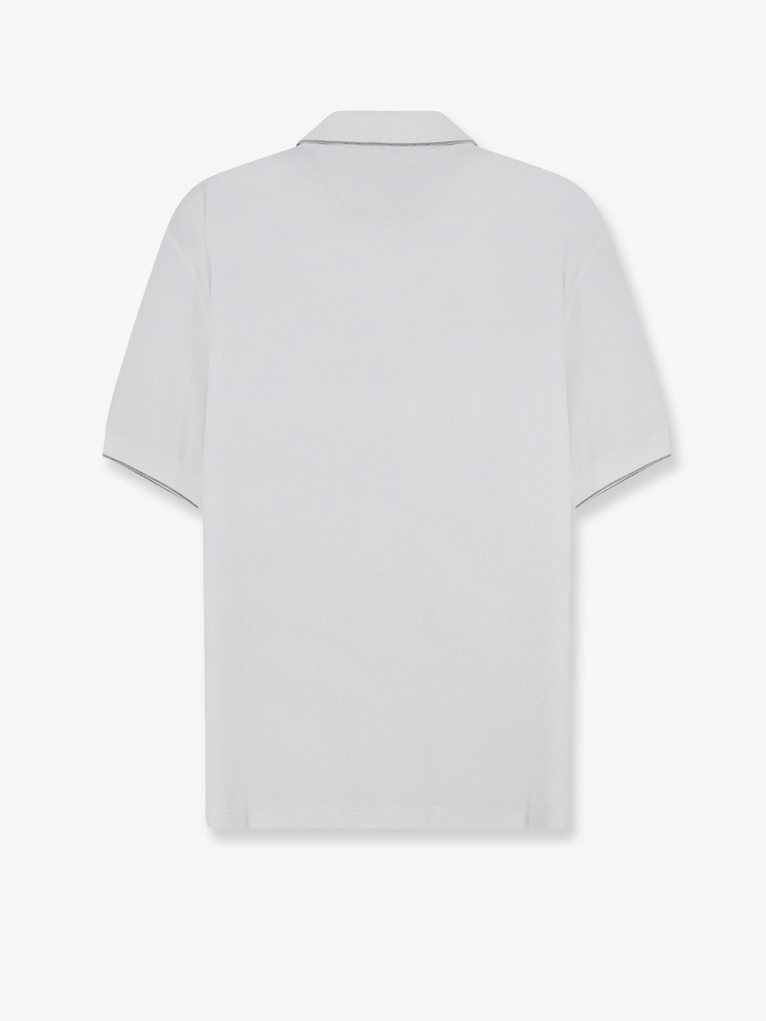 Brunello Cucinelli - Man - Silver - Polo Shirt