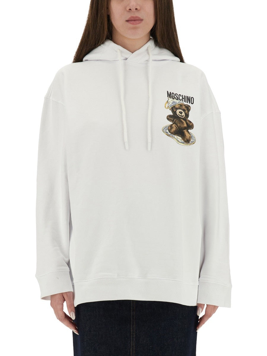 Moschino - Woman - White - Sweatshirt