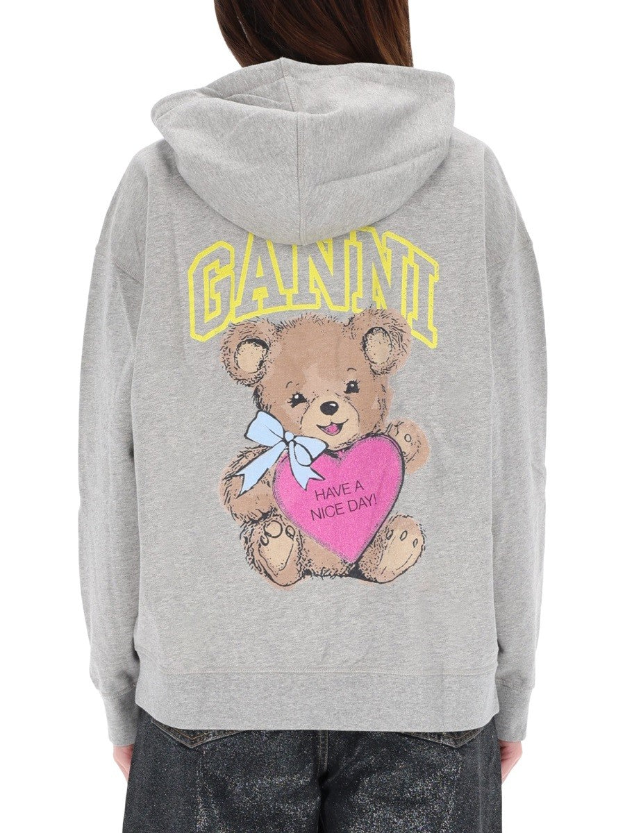 GANNI - Woman - Grey - Sweatshirt