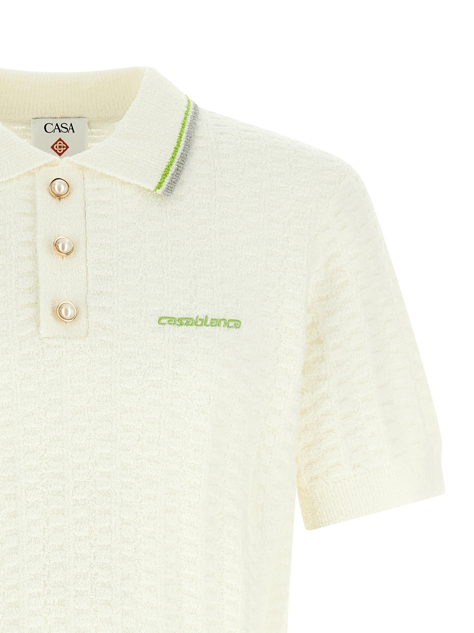 CASABLANCA - nan - White - Polo Shirt