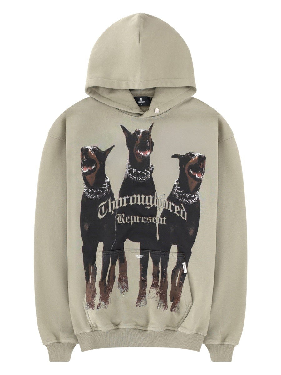 Represent - Man - Green - Sweatshirt