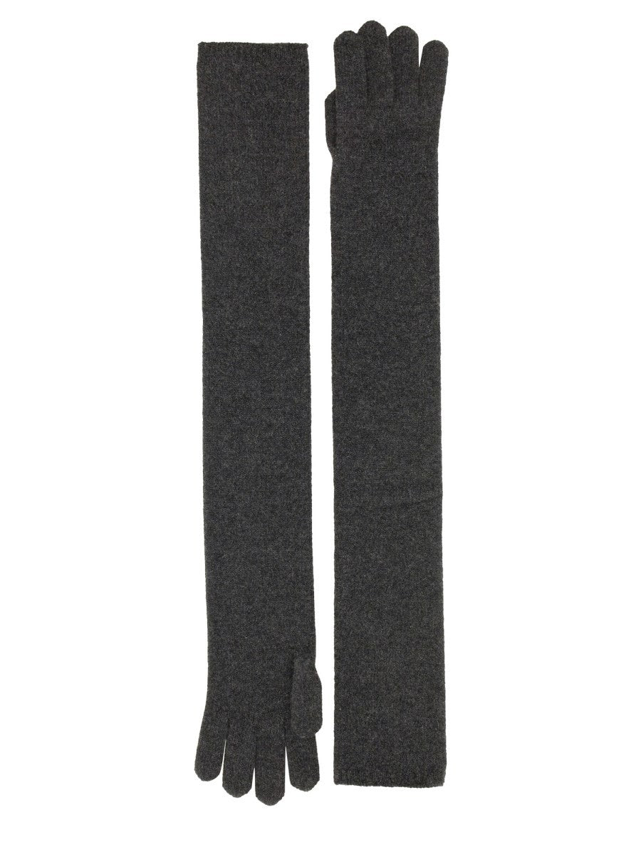 Max Mara - Woman - Grey - Gloves