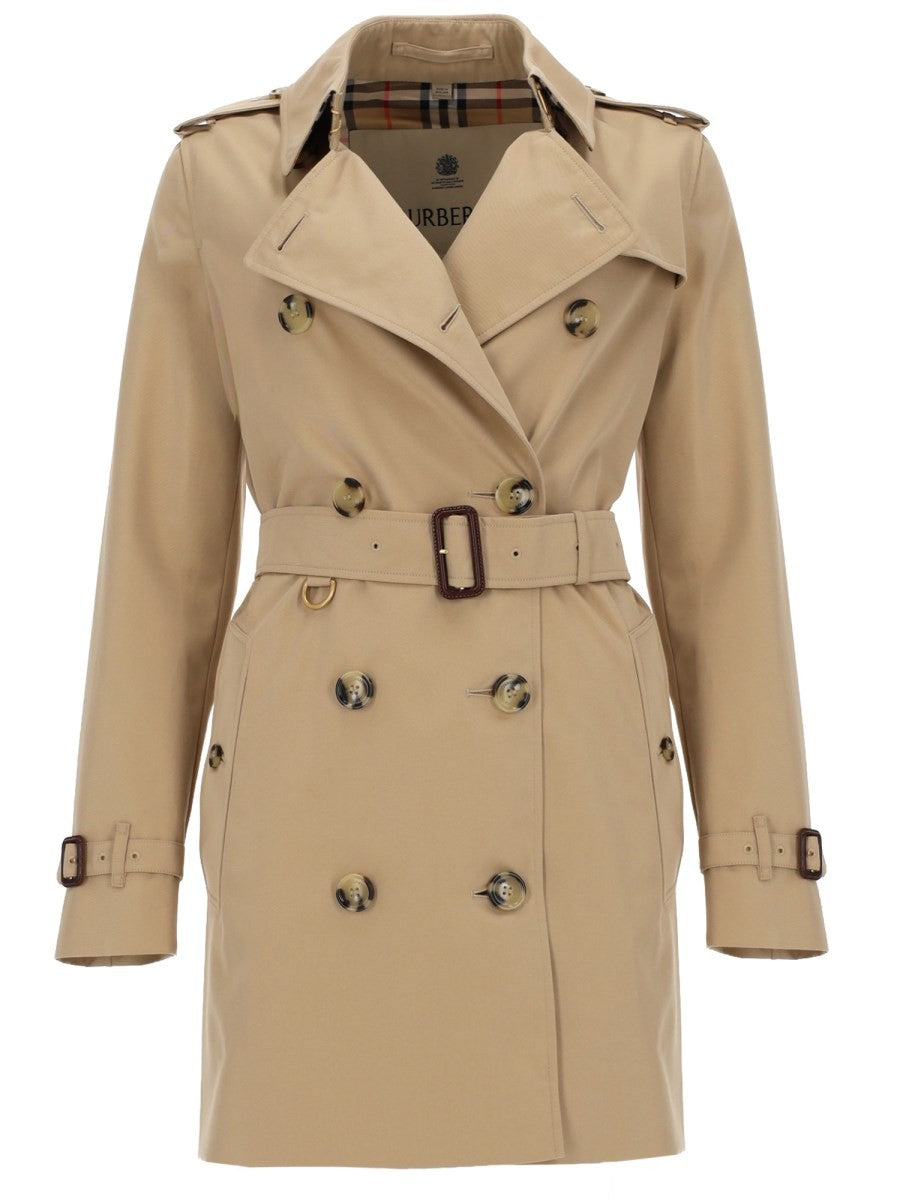 Burberry - Woman - Beige - Coat