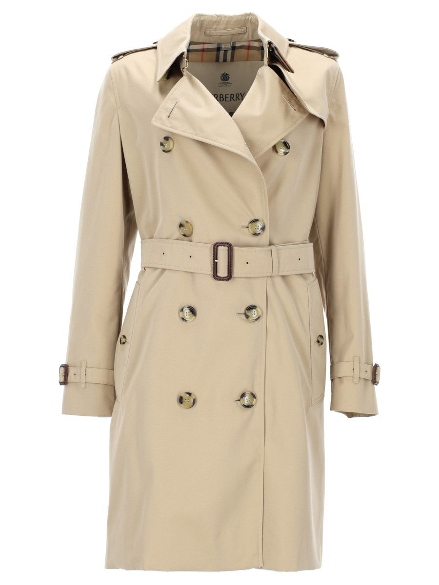 Burberry - Woman - Beige - Coat
