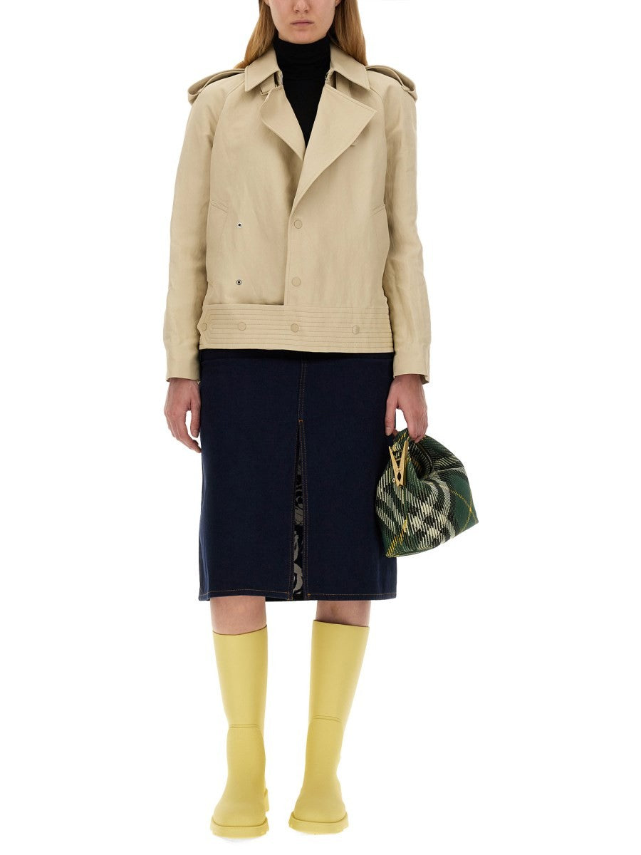 Burberry - Woman - Beige - Coat