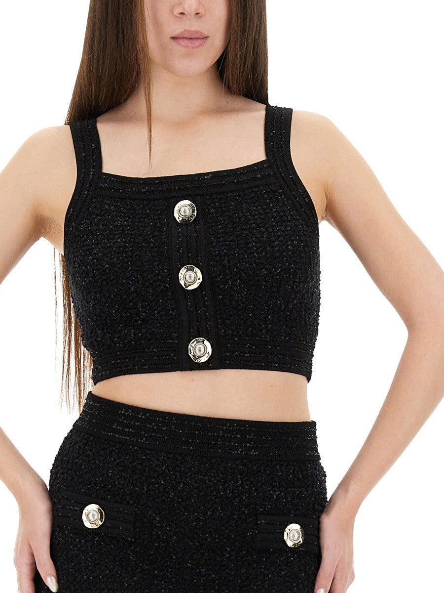 Balmain - Woman - Black - Top