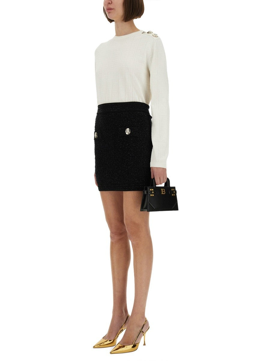 Balmain - Woman - Black - Skirt
