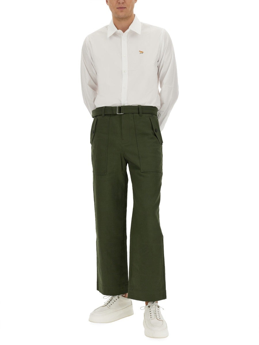 Maison Kitsune - Man - Green - Pants
