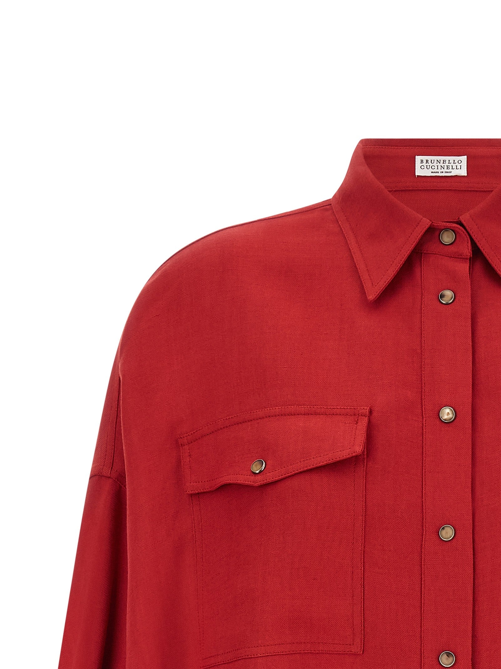 Brunello Cucinelli - nan - Red - Shirt
