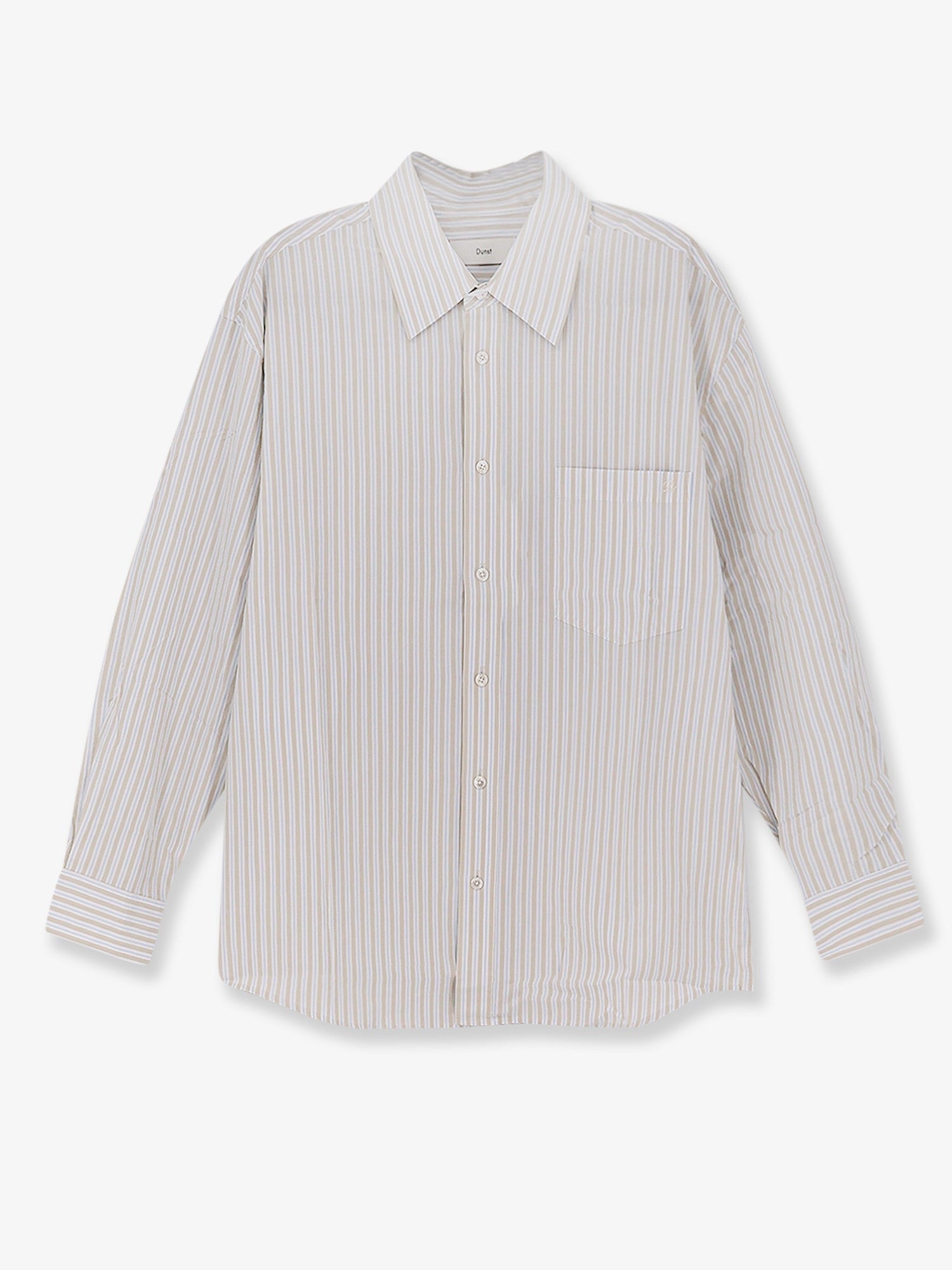 DUNST - Man - Beigestripe - Shirt