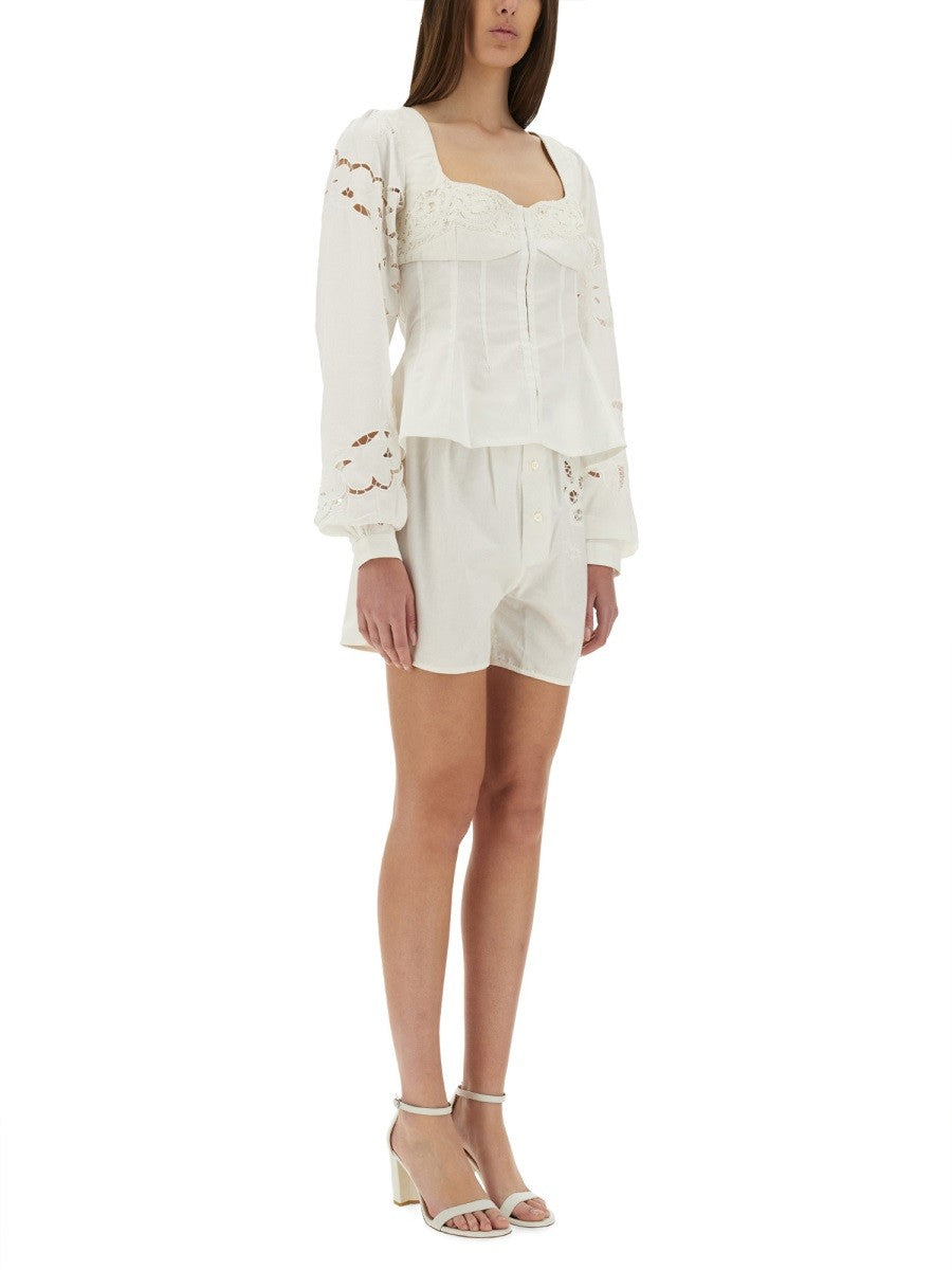 MARINE SERRE - Woman - White - Shorts