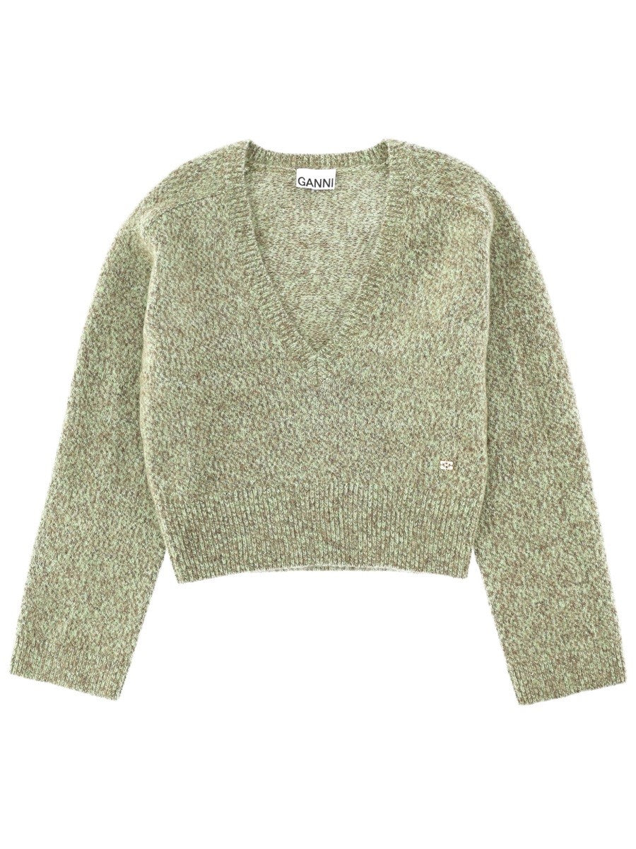 GANNI - Woman - Green - Sweater