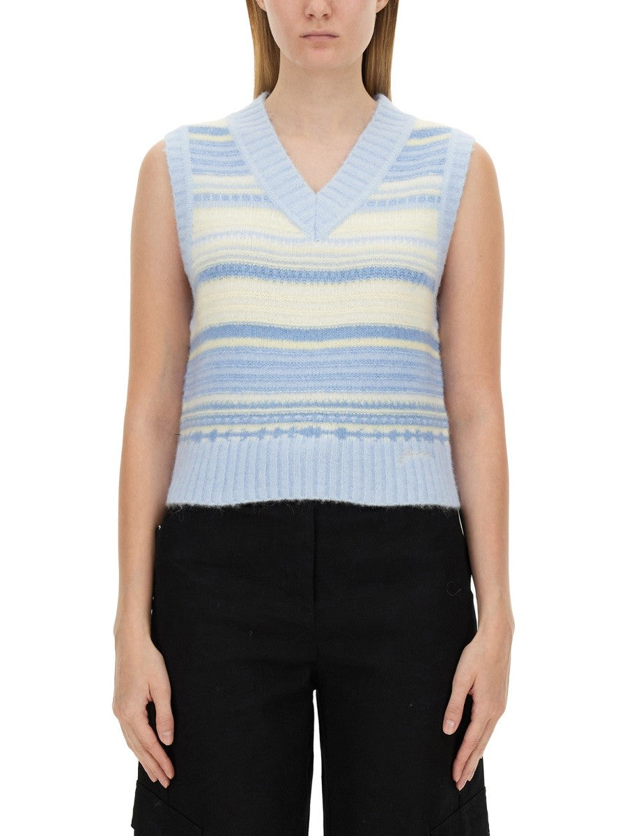 GANNI - Woman - Blue - Vest