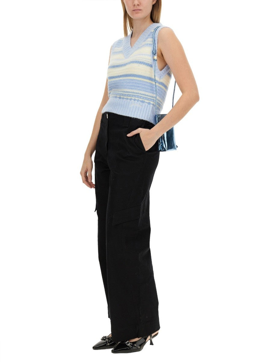 GANNI - Woman - Blue - Vest