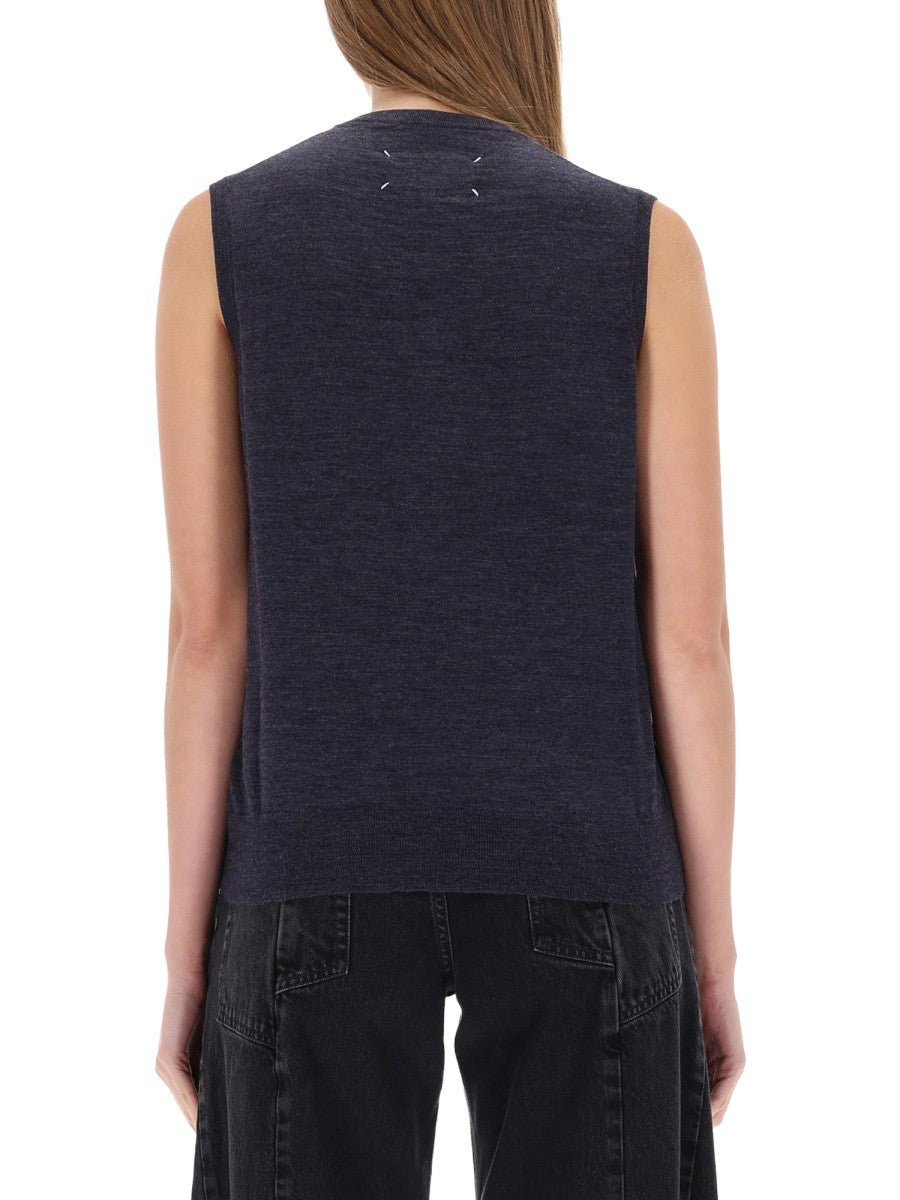 Maison Margiela - Woman - Blue - Vest