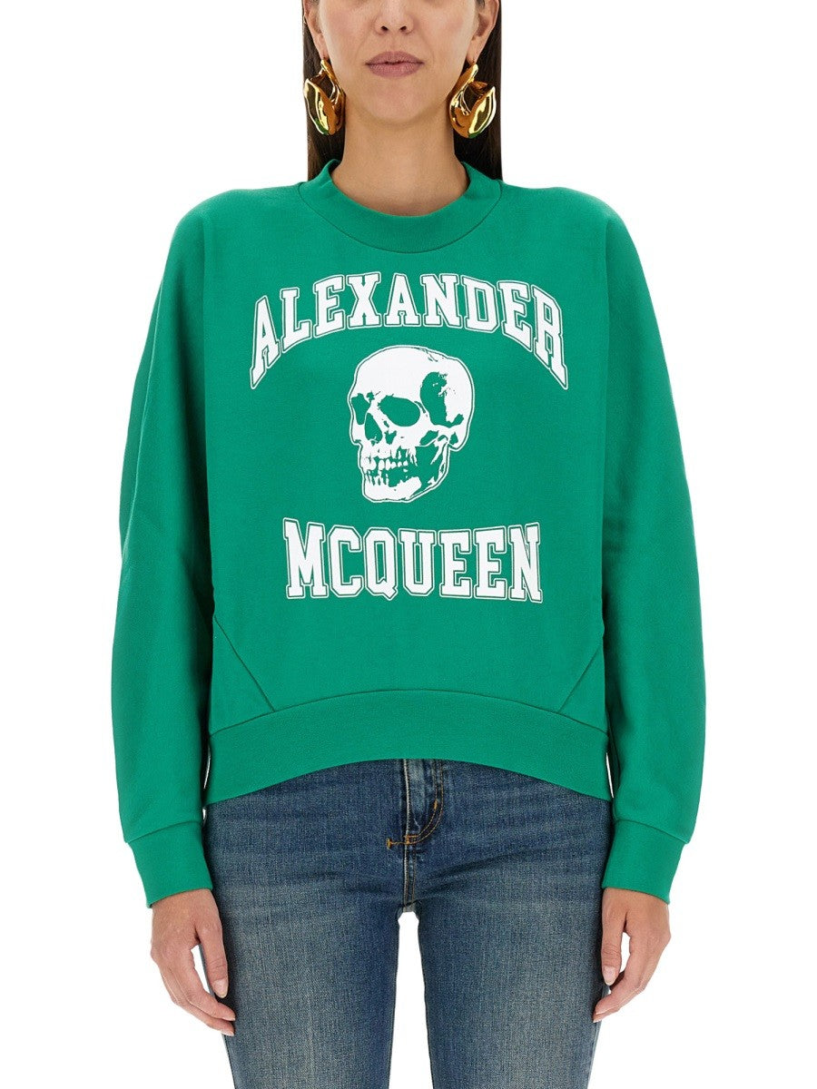 Alexander Mcqueen - Woman - Green - Sweatshirt